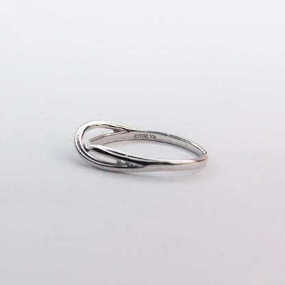 INFINITY SILVER RING