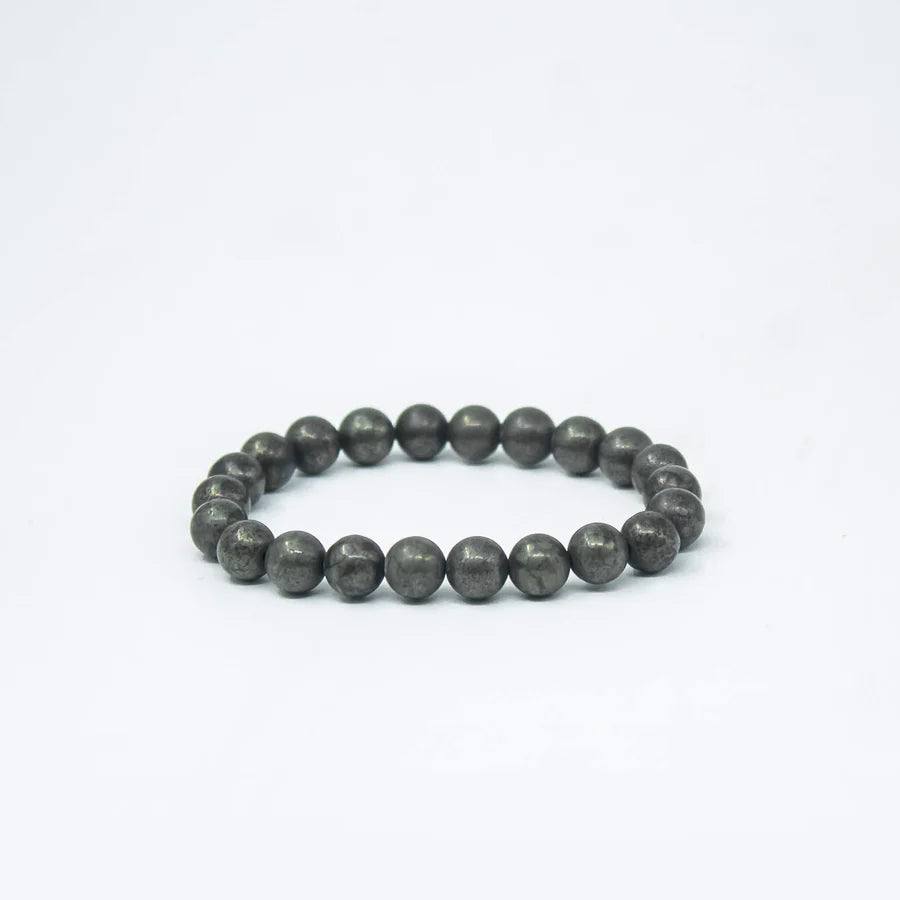 Pyrite Bracelet 8mm Beads